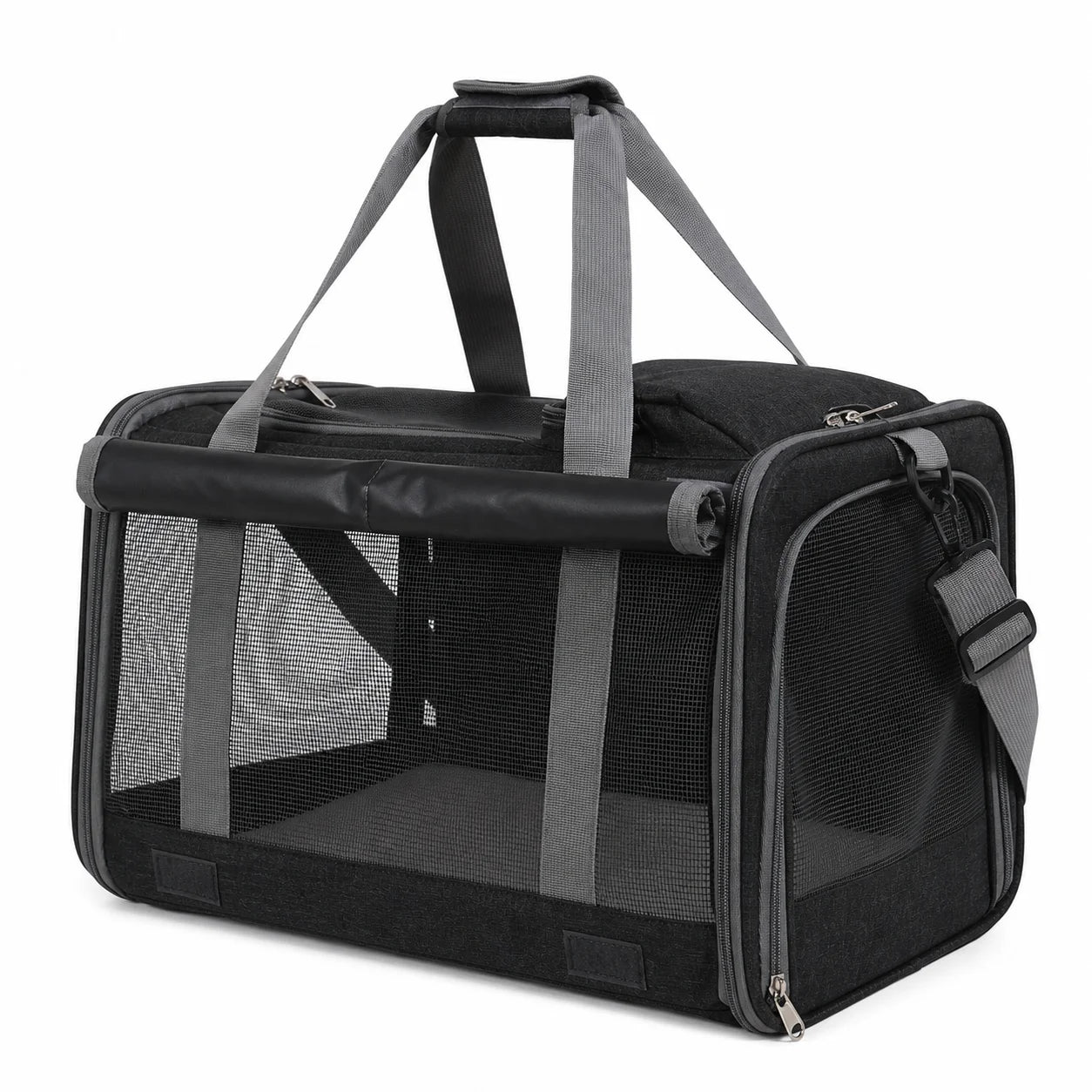 Portable Expandable Pet Travel Bag Soft Sided Breathable