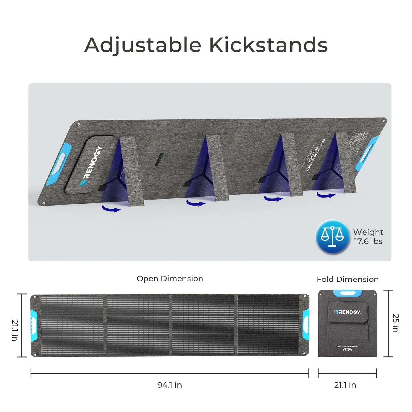 Renogy Portable Solar Panel IP65 Foldable Power Backup