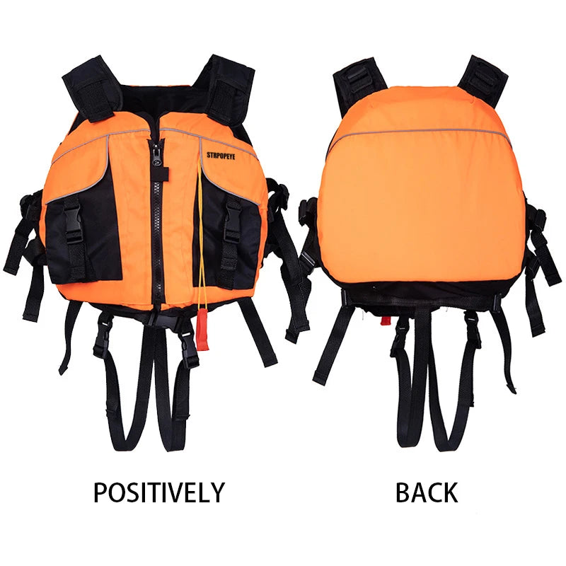 StrPopeye Inflatable Adult Swim Vest Buoyancy Jacket For Water Sports