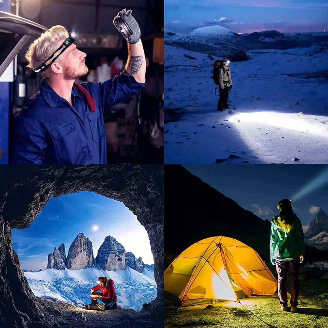 USB Rechargeable H25L Headlamp 1000LM With 18650 Battery TN3535 5000K