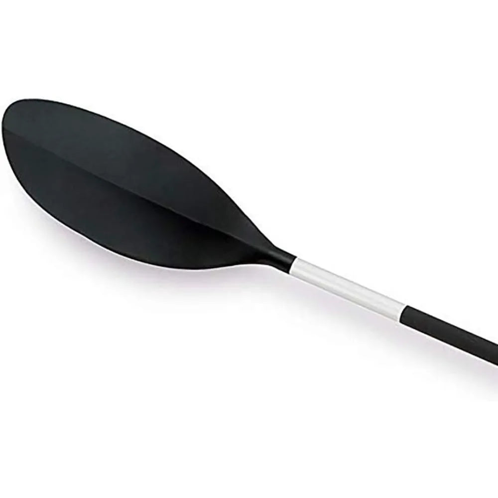 Kayak Paddle Ribbed Spoon Blades Durable Lightweight Shaft Comfortable Grips