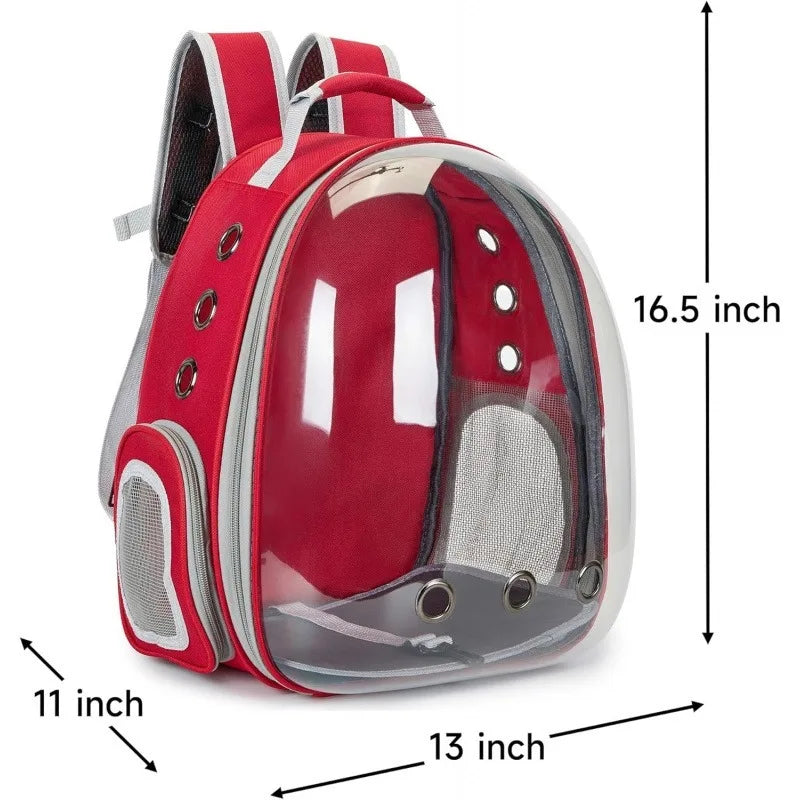 Fashion Pet Backpack Carrier for Travel, Adjustable Comfort for Pets