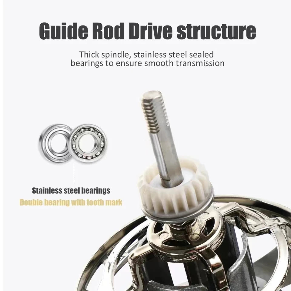 Stainless Steel Bearing Spinning Fishing Reel 8000 9000 10000 12000 14000 Drag