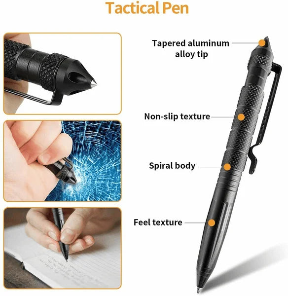 Outdoor Emergency Survival Kit 14 In 1 For Camping Hiking