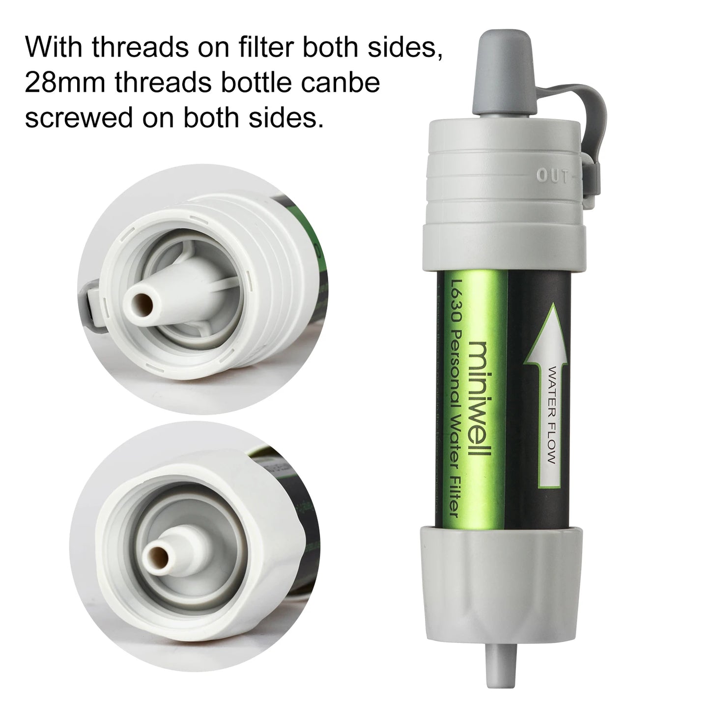 L630 Portable Water Filter For Military Survival Kits