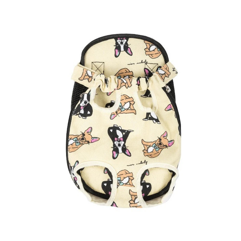 Camouflage Breathable Mesh Dog Backpack Carrier For Outdoor Travel