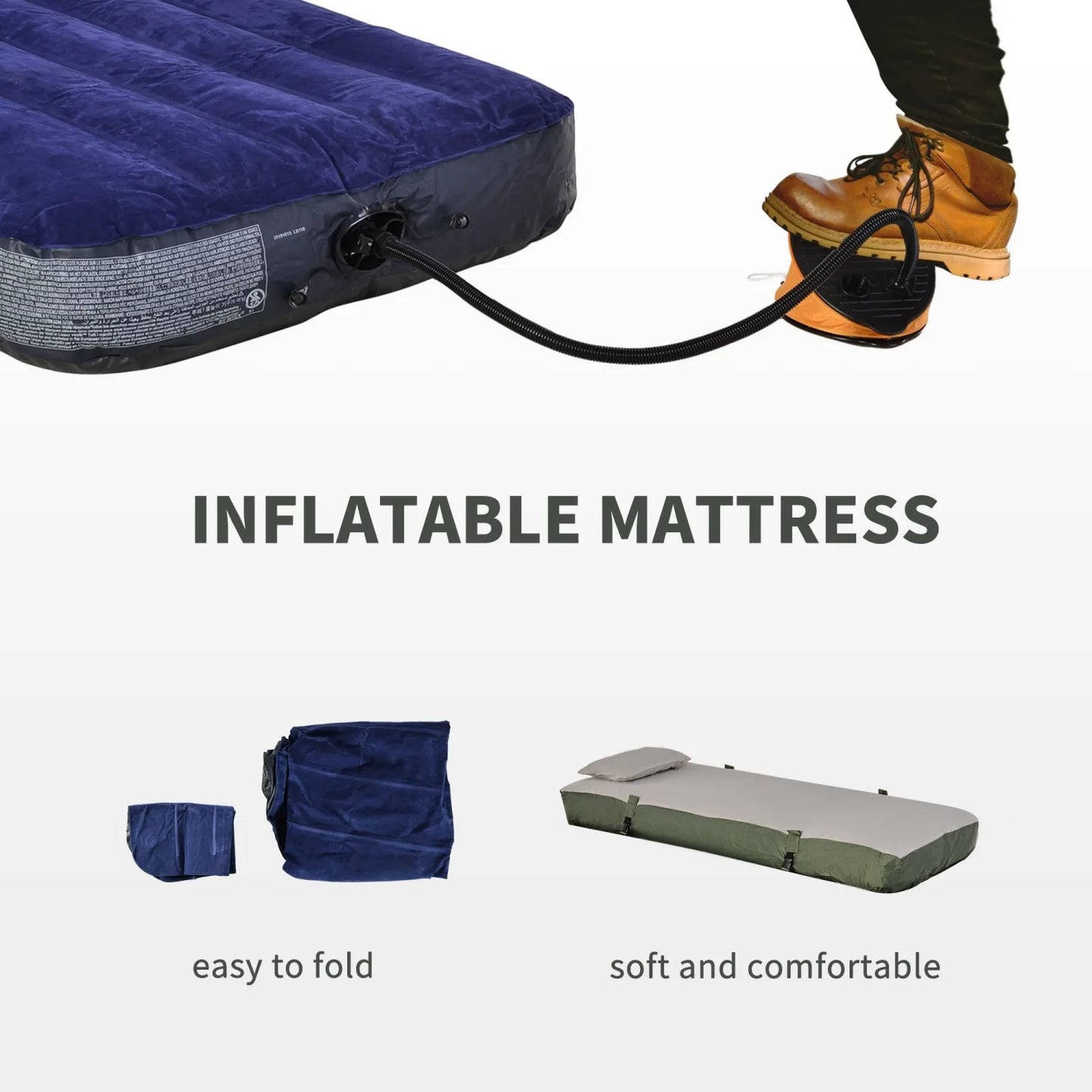 Oeny Folding Camping Cot For Adults All-In-One Elevated Tent