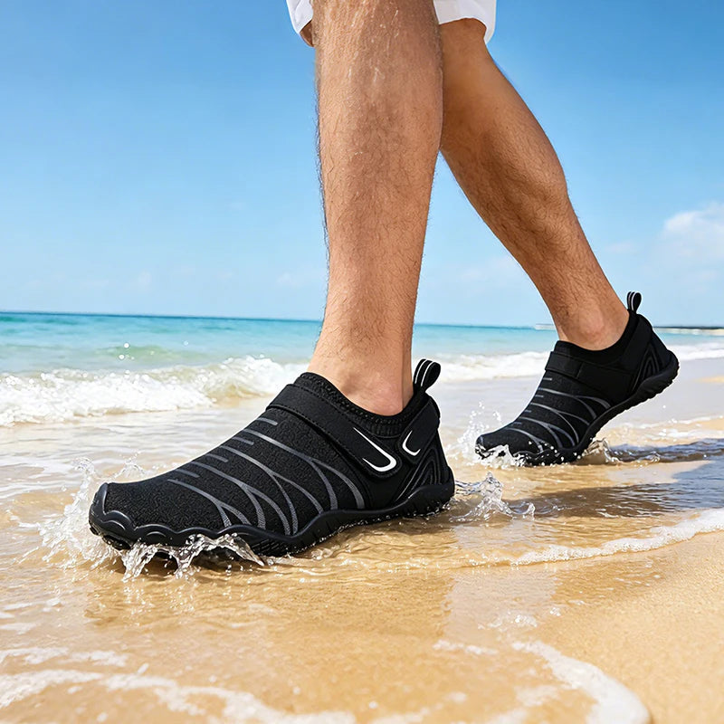 Men Water Shoes Beach Aqua Sneakers For Surfing Wading And Swimming
