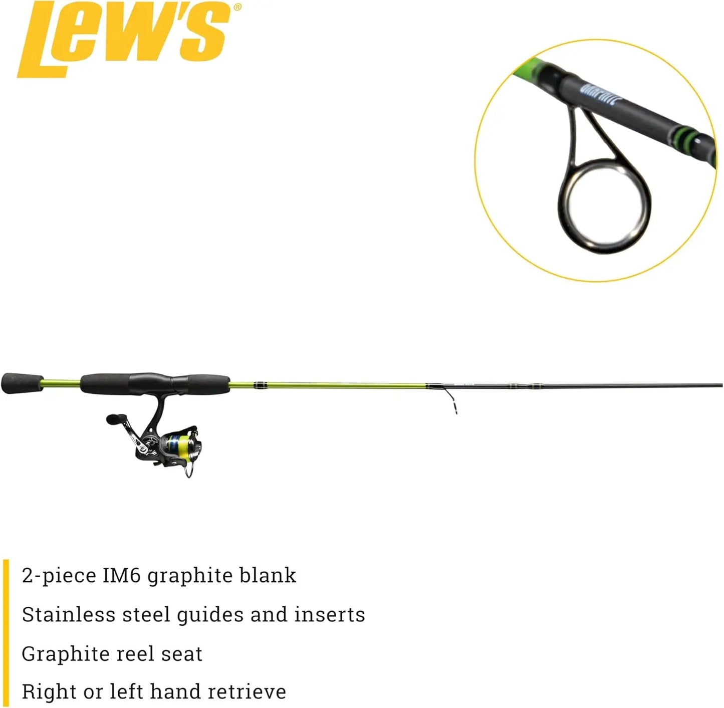Graphite Fishing Rod And Reel Combo Lightweight Fast Action