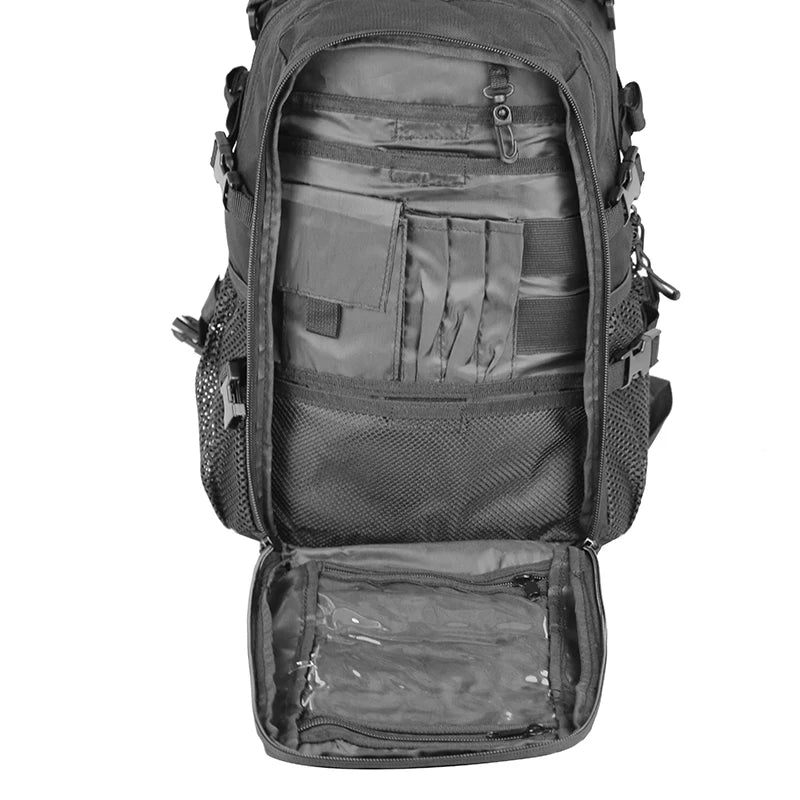 LQARMY Tactical Backpack Molle Assault Rucksack For Outdoor Travel