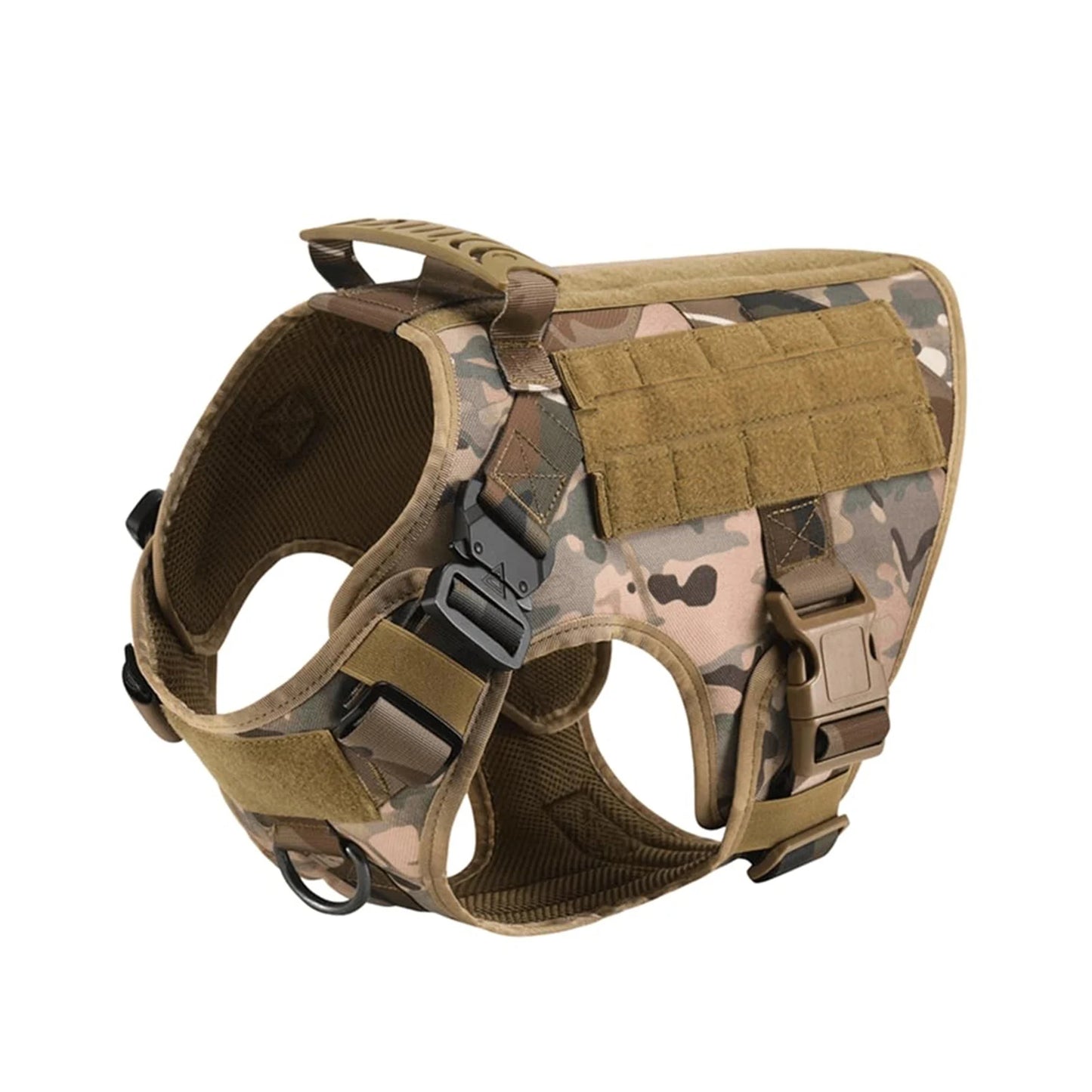 PETRAVELCN Tactical Dog Harness With MOLLE Pouches