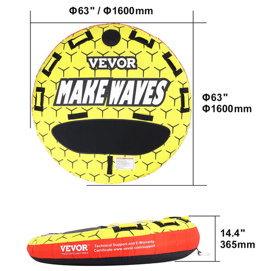 SucceBuy Towable Tube For Boating One To Three People