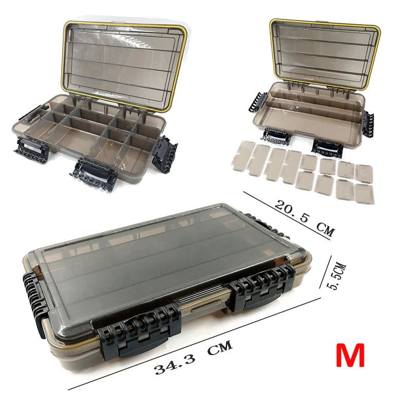 Waterproof Fishing Tackle Box With Ample Storage And Organization
