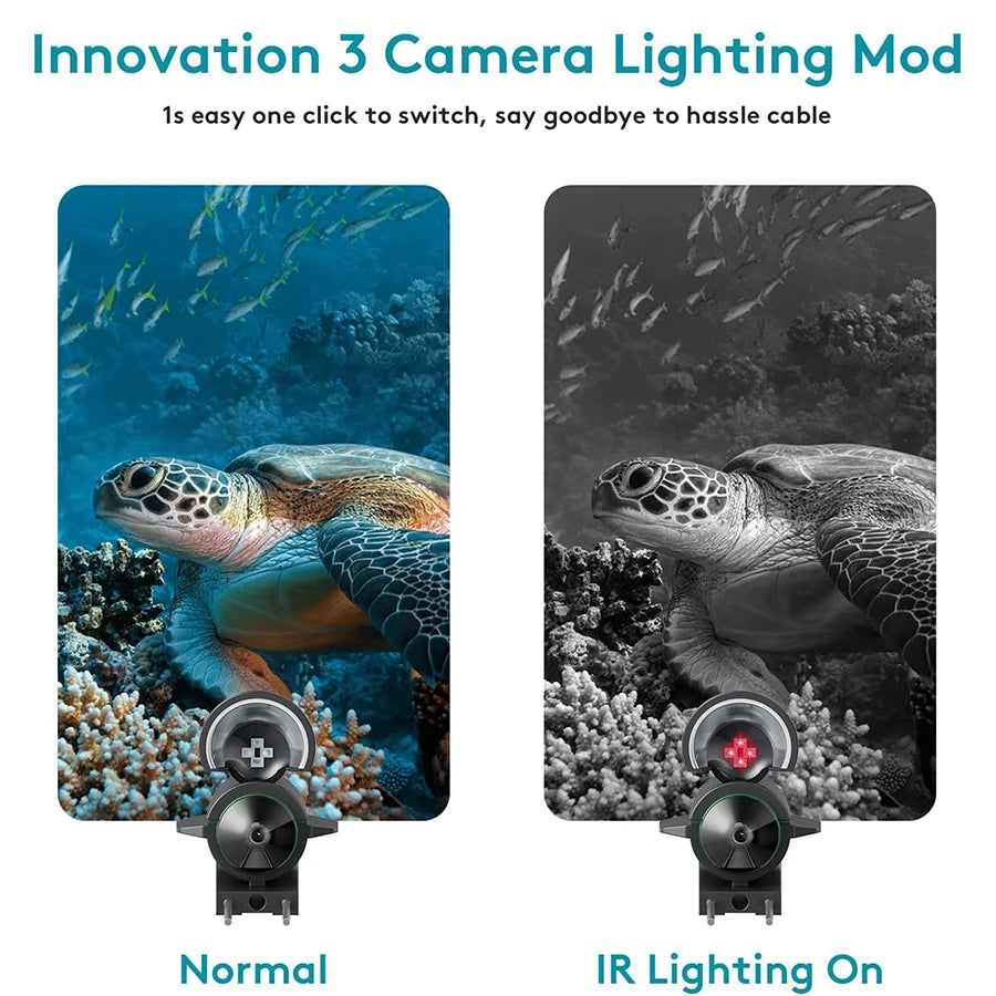 Underwater Fishing Camera HD LCD Display Waterproof
