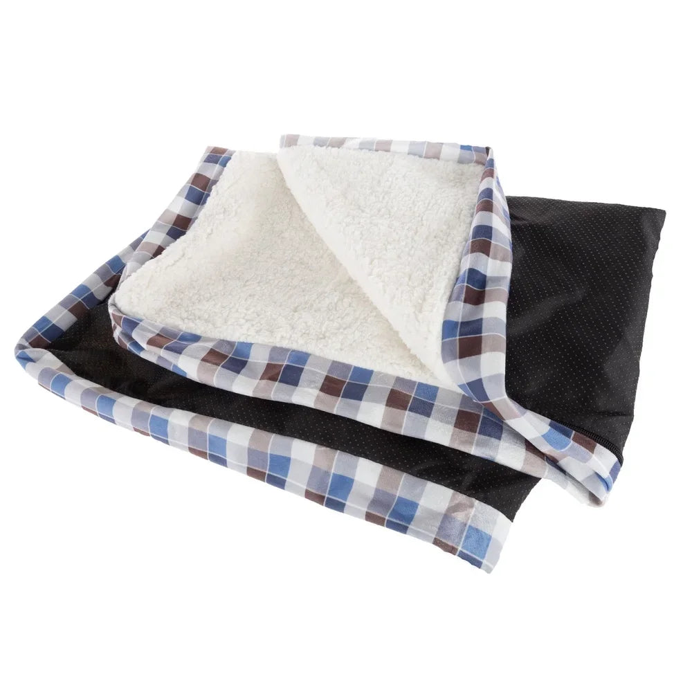 Dog Bed Replacement Cover Sherpa Top Non Slip Removable Washable