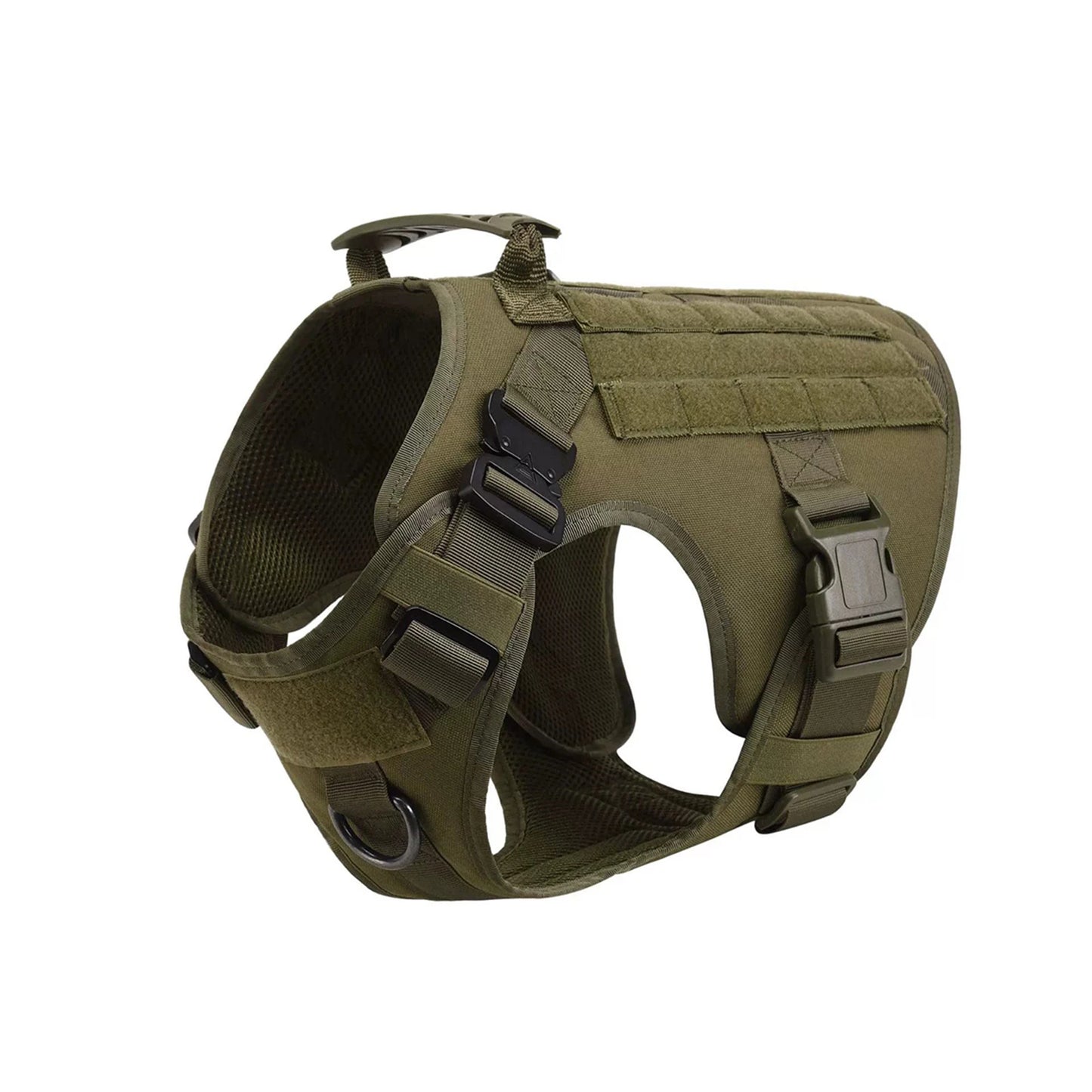 PETRAVELCN Tactical Dog Harness With MOLLE Pouches