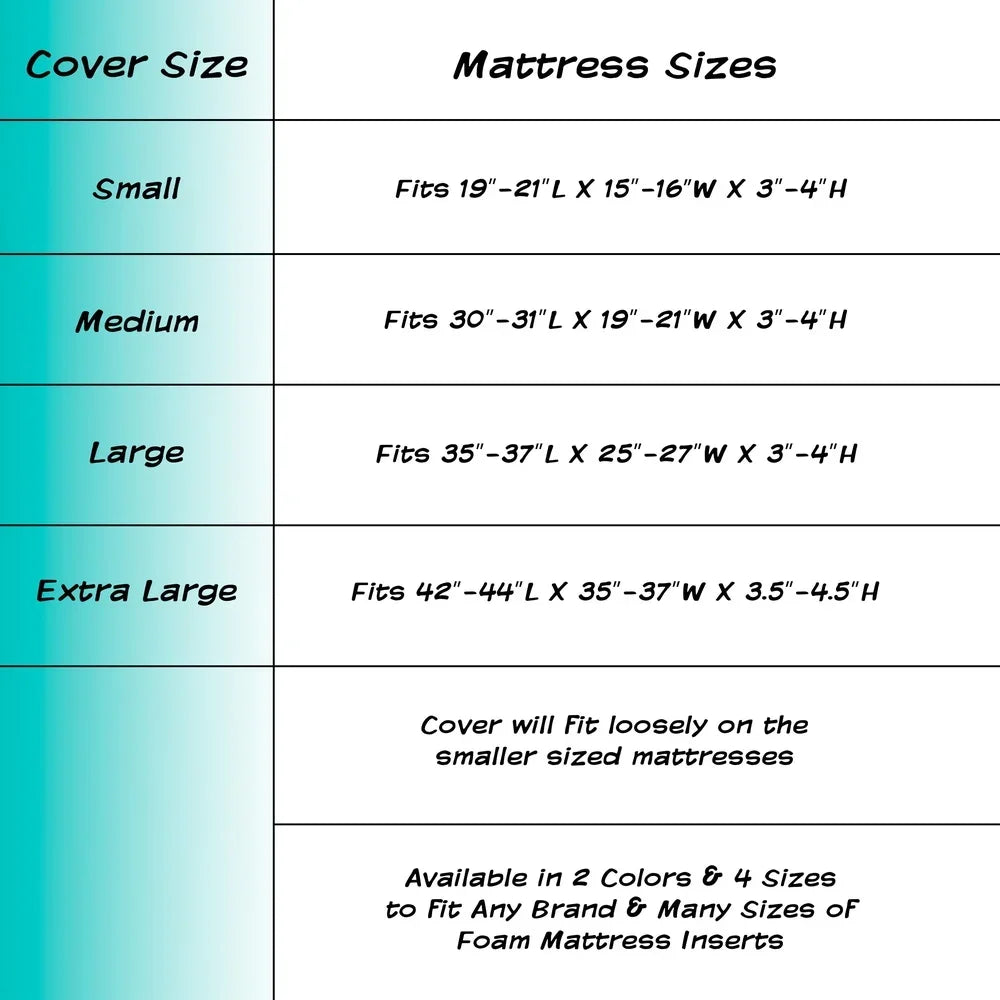 Dog Bed Replacement Cover Sherpa Top Non Slip Removable Washable