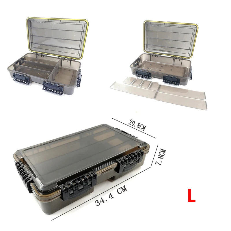 Waterproof Fishing Tackle Box With Ample Storage And Organization