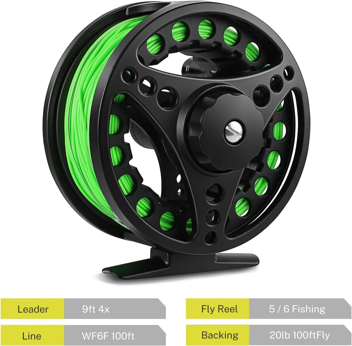 Carbon Fiber Fly Fishing Rod And Reel Combo Starter Kit