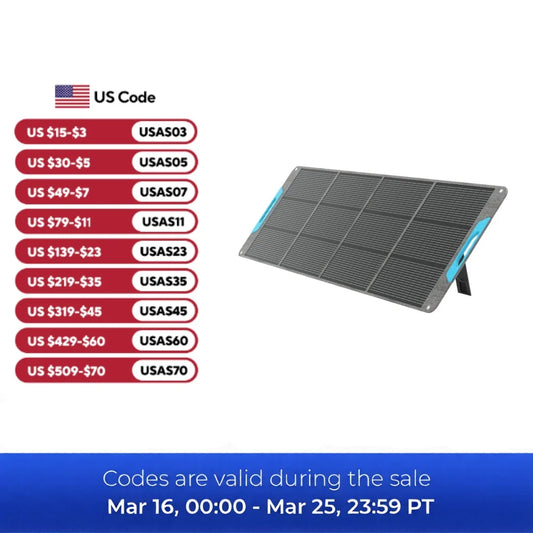 Renogy Portable Solar Panel IP65 Foldable Power Backup