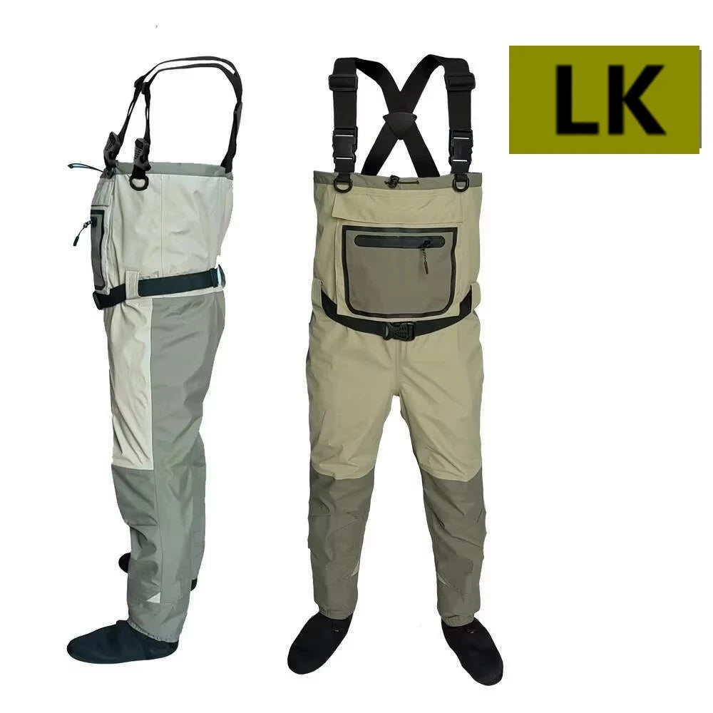 Neoprene Fly Fishing Waders Unisex Quick Dry Waterproof Breathable