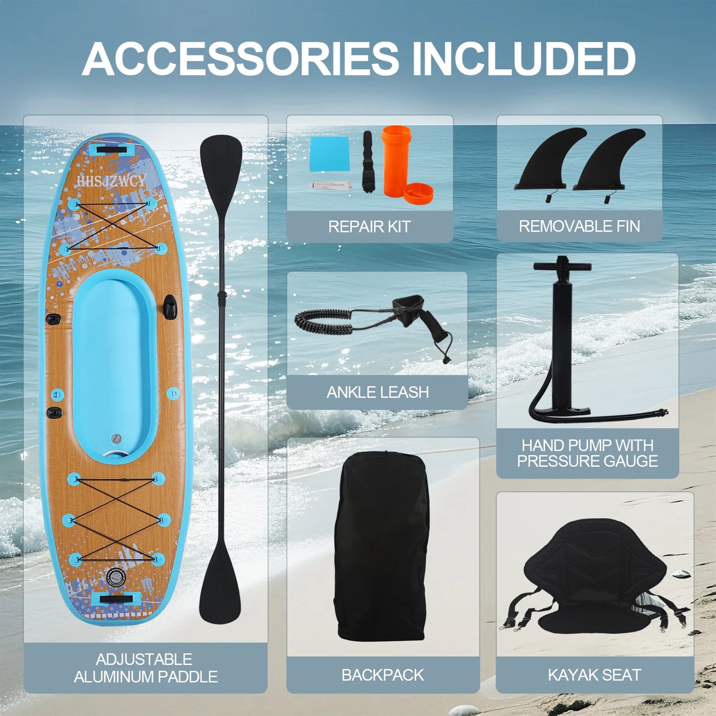 HHSJZWCY Inflatable Stand Up Paddle Board With Seat