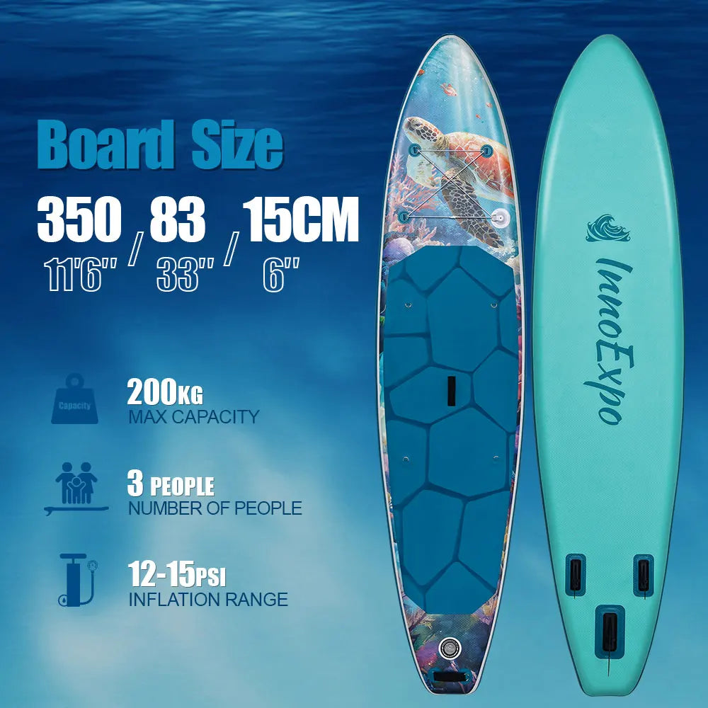 InnoExpo Inflatable Stand Up Paddle Board With Accessory Kit