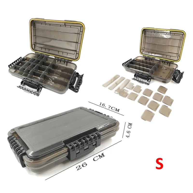 Waterproof Fishing Tackle Box With Ample Storage And Organization
