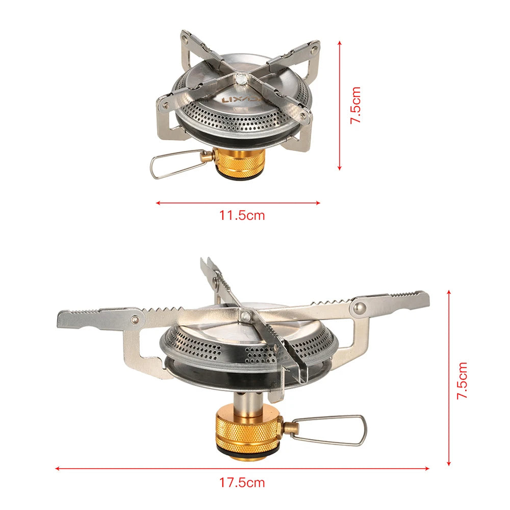 LIXADA 3500W Ultralight Portable Outdoor Camping Gas Stove