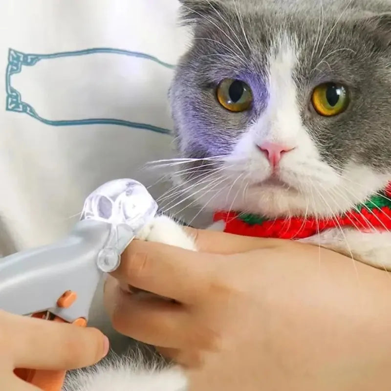 Pet Nail Clippers With LED Light For Dogs And Cats