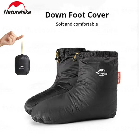Naturehike Duck Down Foot Cover Winter Thermal Windproof Waterproof Shoes