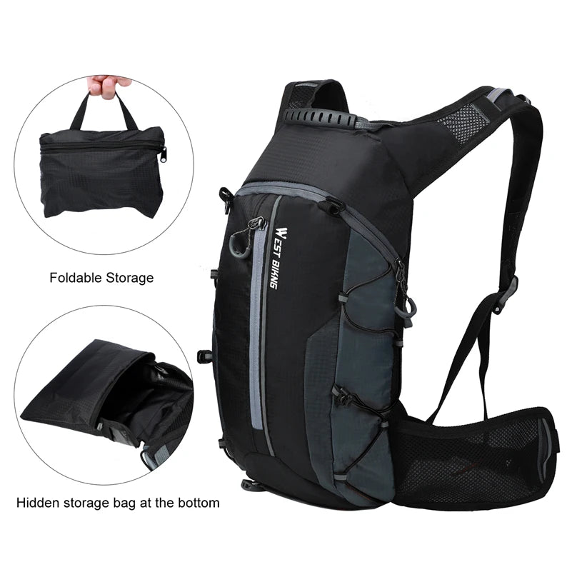 West Biking Outdoor Water Repellent Cycling Hydration Backpack