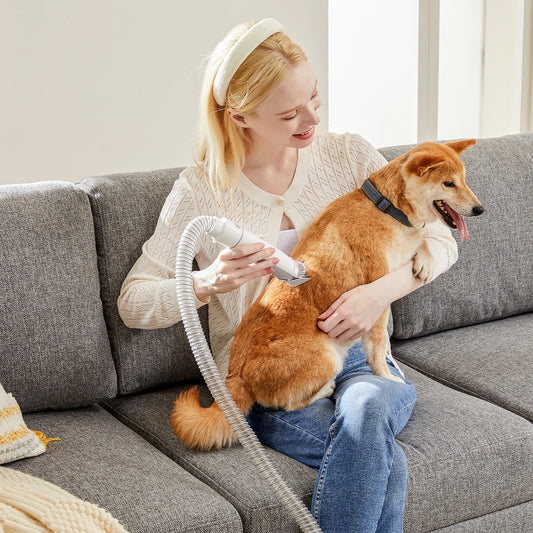Pet Grooming Vacuum Kit With Cordless Clippers Three Suction Modes