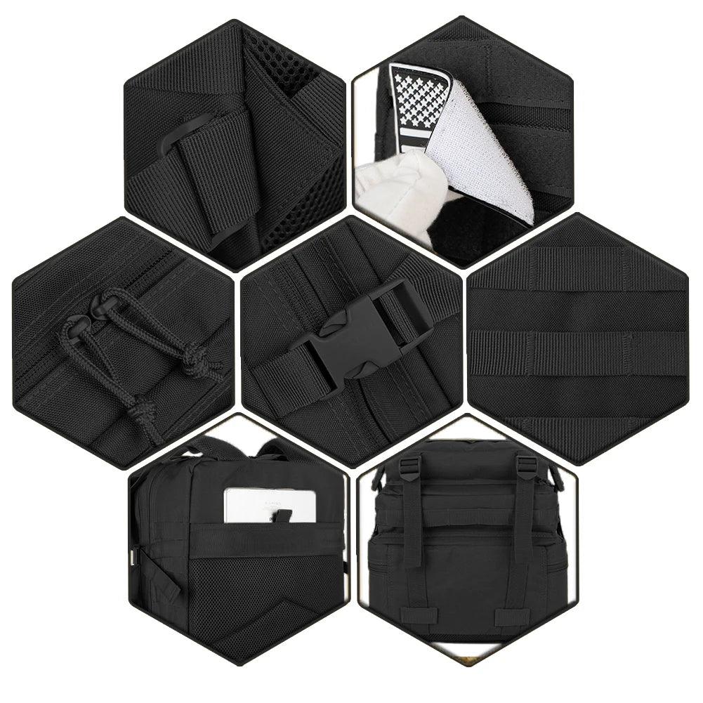 ReFire Gear Tactical Backpack MOLLE Hiking for Outdoor Trekking