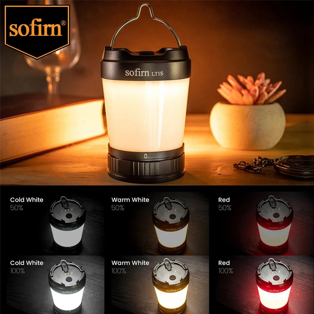 Sofirn LT1S Camping Light USB C Rechargeable Lantern With Reverse Charging