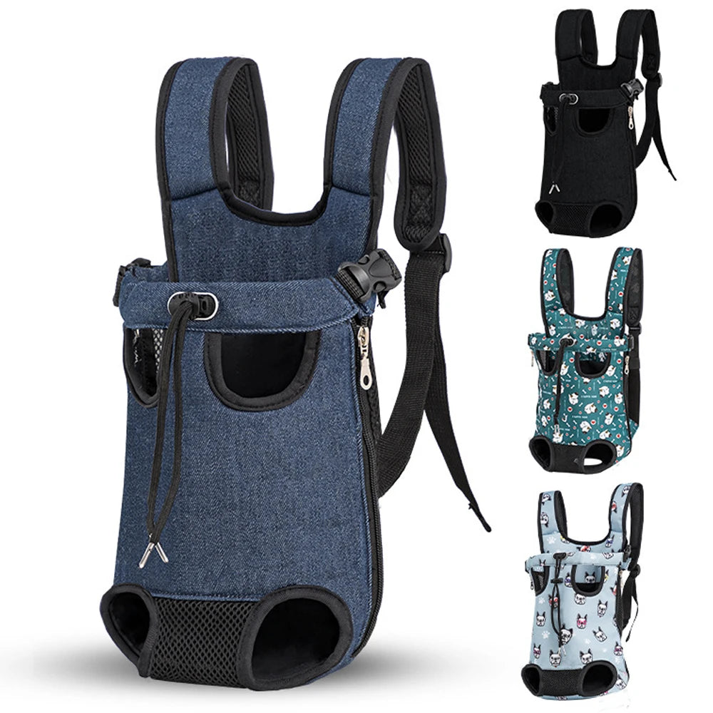 Camouflage Breathable Mesh Dog Backpack Carrier For Outdoor Travel
