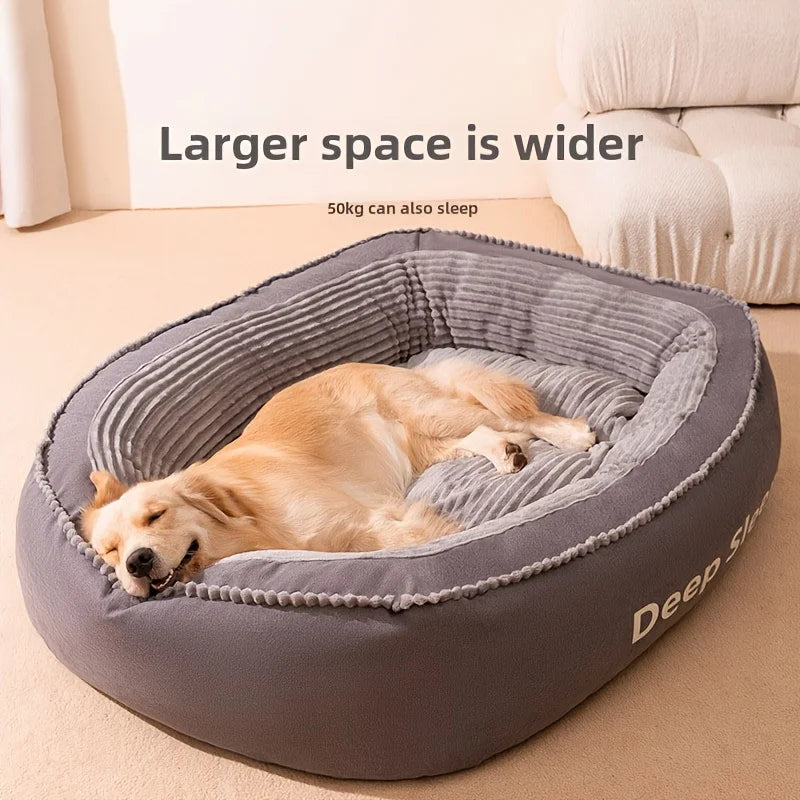 Pet Bed Donut Round Dog Kennel Soft Washable Cushion