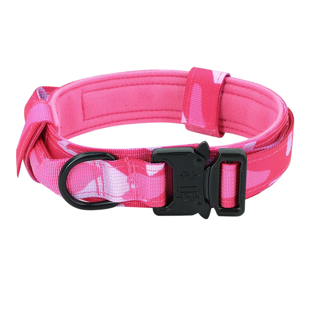 PETRAVELCN Dog Training Collar Adjustable Tactical Collar And Leash Set
