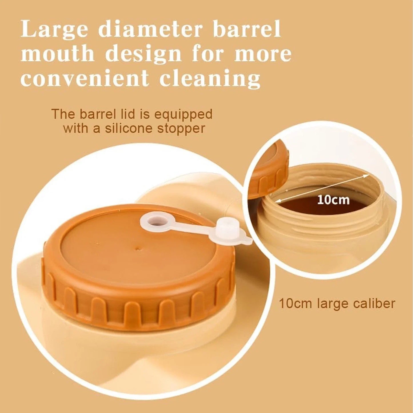 Emergency Outdoor Portable Water Container With Spigot
