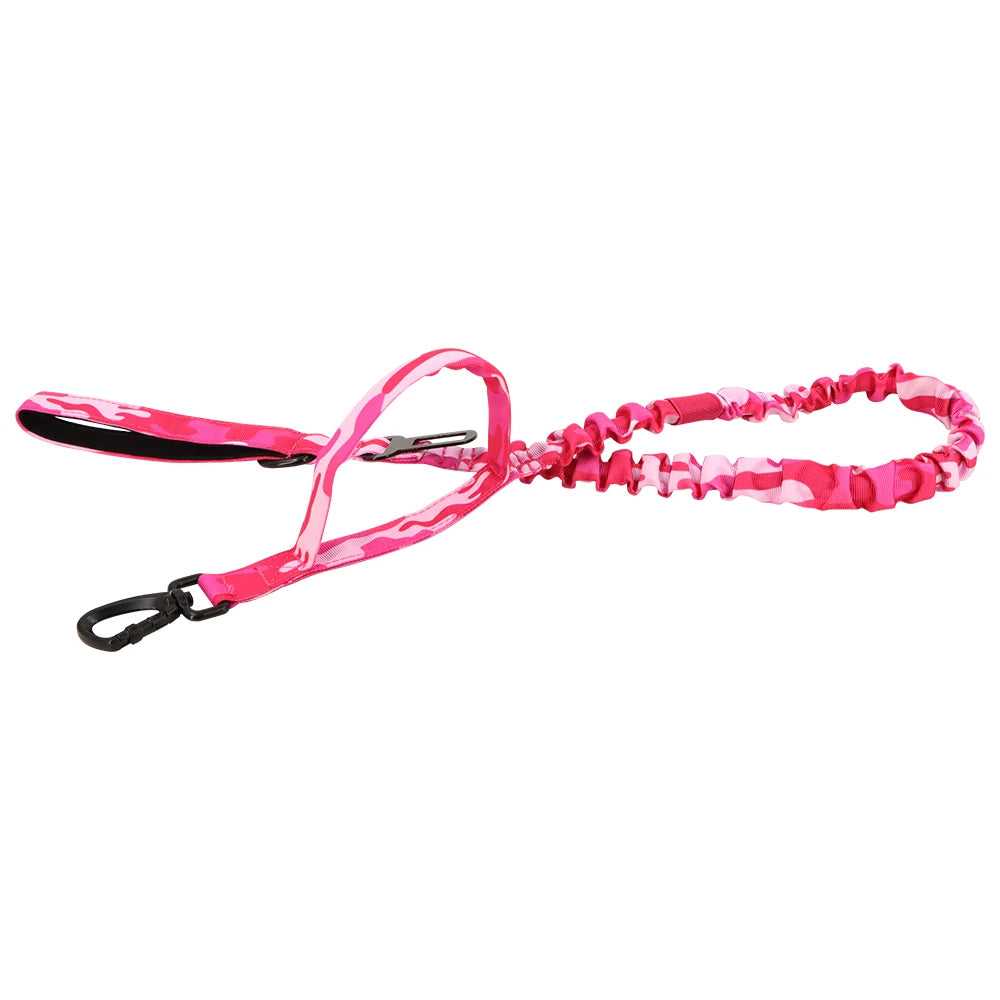 PETRAVELCN Military Dog Leash Adjustable Quick Release With Handles