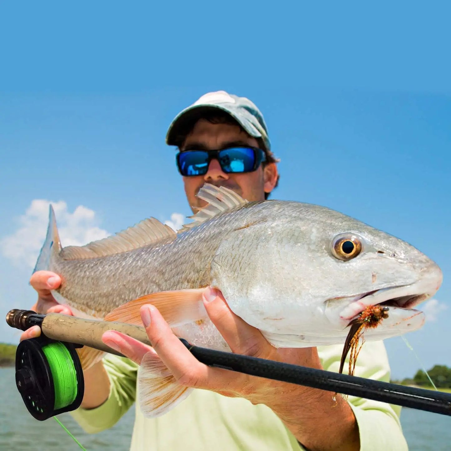 Carbon Fiber Fly Fishing Rod And Reel Combo Starter Kit