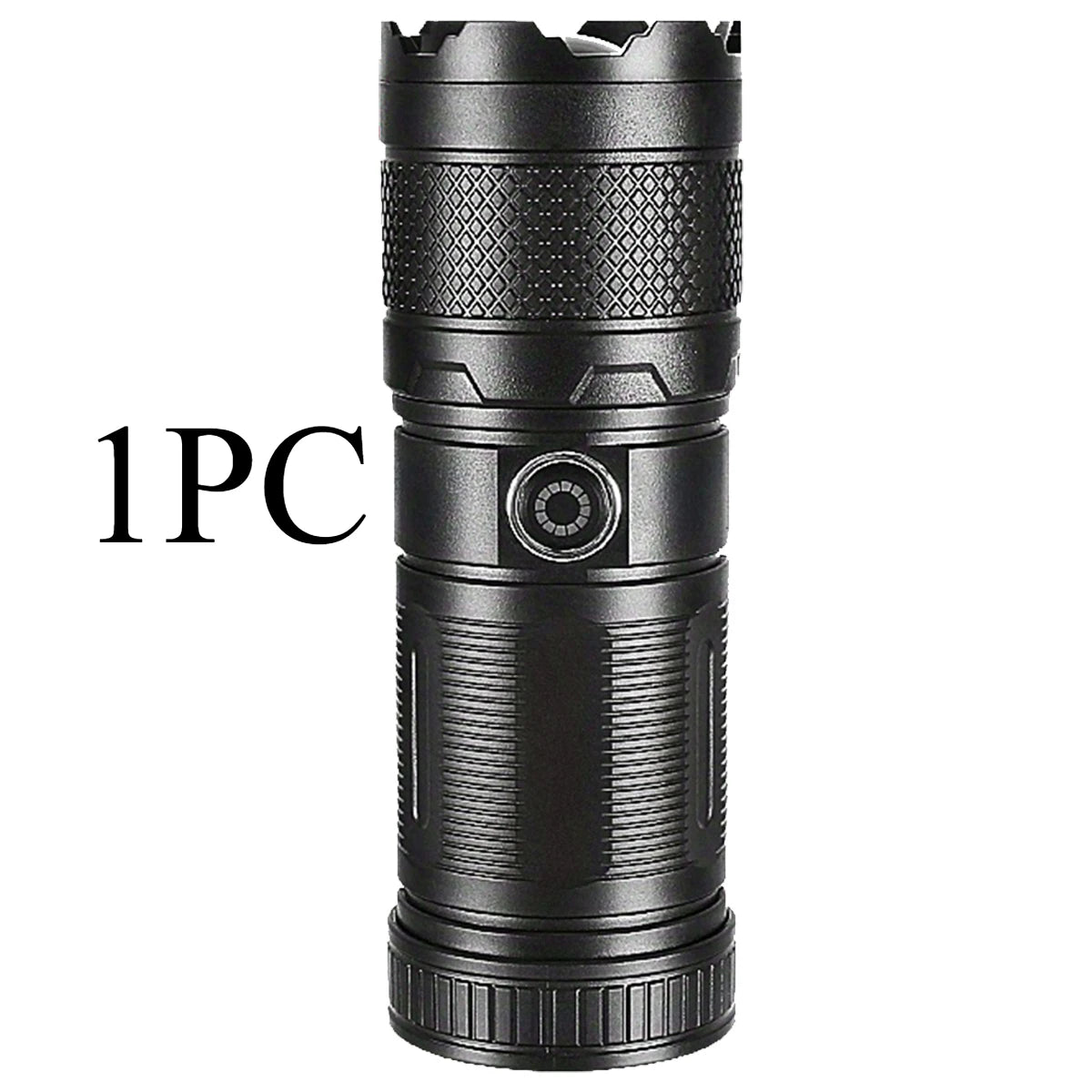 Skywolfeye LED Camping Flashlight With 9 Light Sources Waterproof
