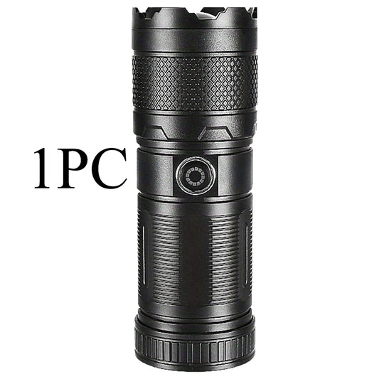 Skywolfeye LED Camping Flashlight With 9 Light Sources Waterproof
