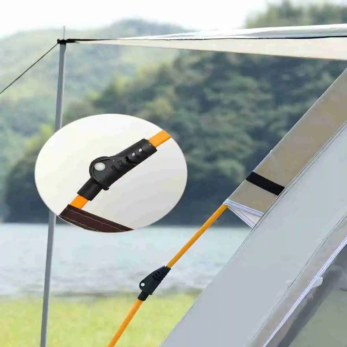Pakicetus Outdoor Camping Tent Shelter With Double Doors And Windows
