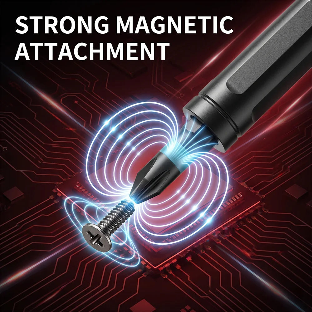 ZENG 24 In 1 Magnetic Ratchet Wrench Screwdriver Set With Interchangeable Bits