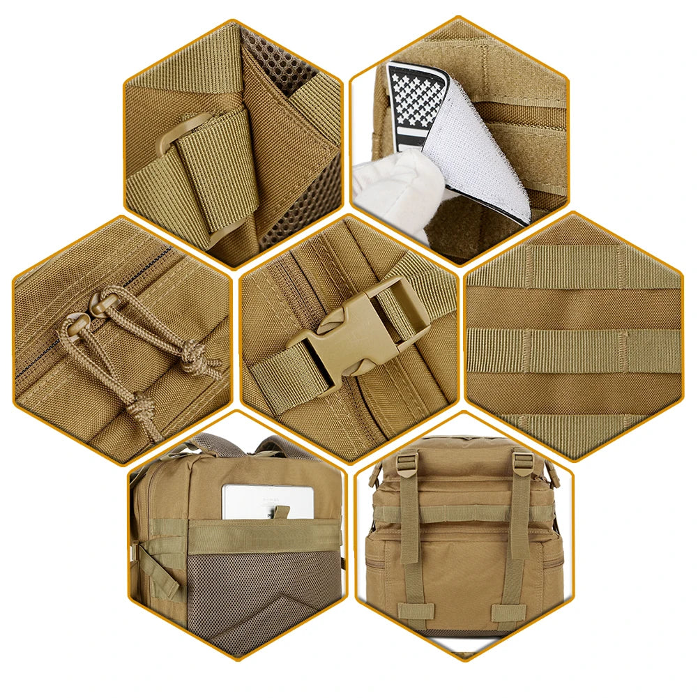 ReFire Gear Tactical Backpack for Outdoor Trekking and Molle EDC
