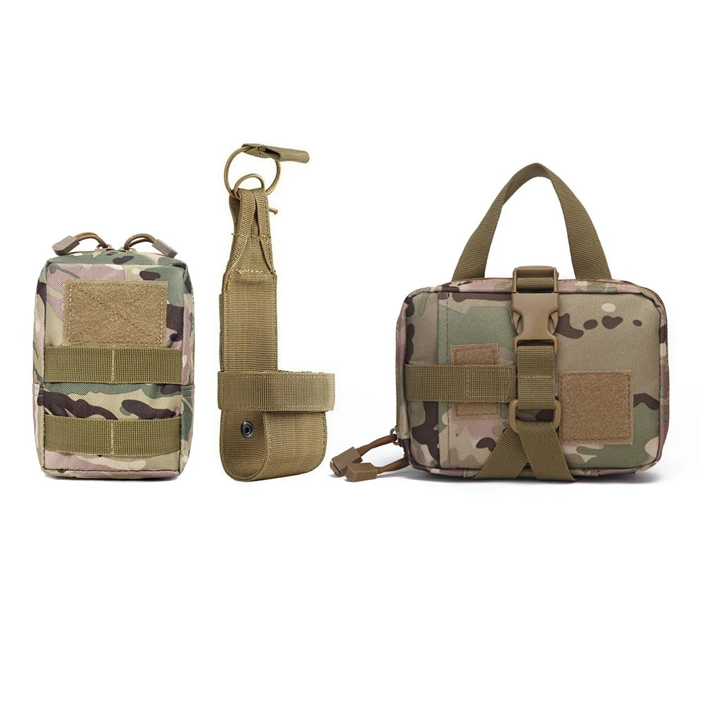 PETRAVELC Dog Tactical Molle Pouches Set For Harness