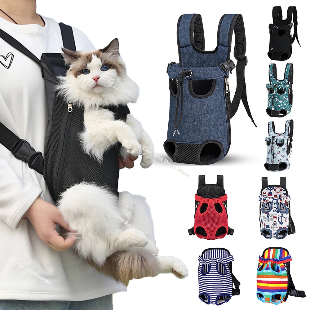Camouflage Breathable Mesh Dog Backpack Carrier For Outdoor Travel