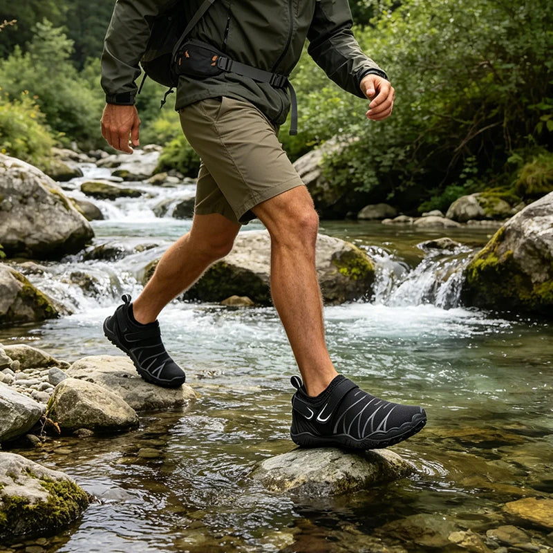Men Water Shoes Beach Aqua Sneakers For Surfing Wading And Swimming
