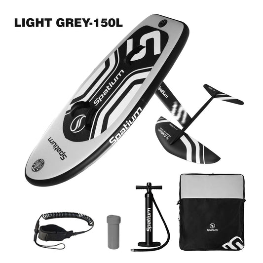 Spatium Hydrofoil Surfboard With Accessories Pack, Inflator Pump Included